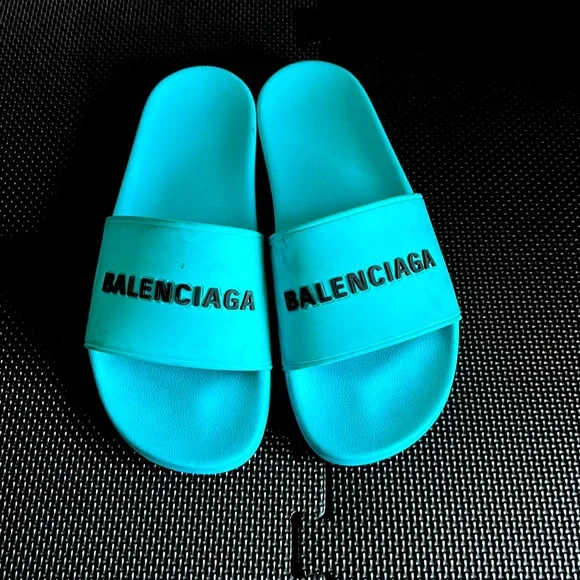 Balenciaga | Shoes | Balenciaga Pool Slides Size 9 | Poshmark
